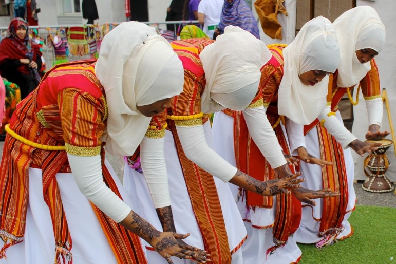 Traditional Somali dancers